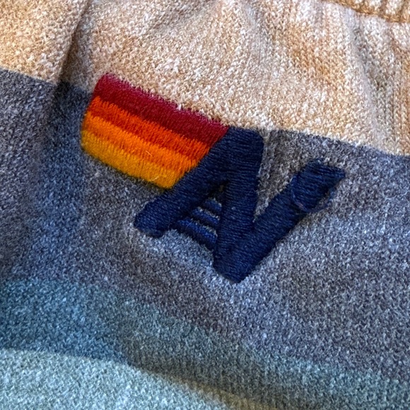 Aviator Nation lightening bolt multi striped XS sweatpants, good used condition - Picture 5 of 10